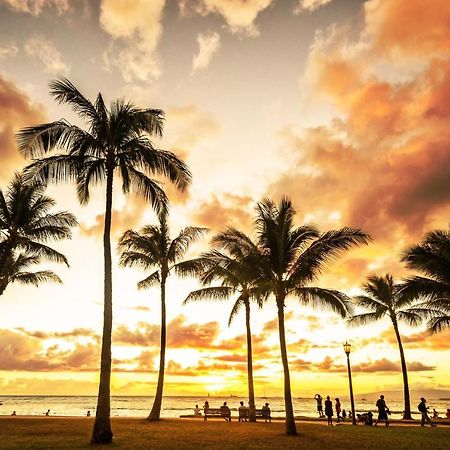 Ferienwohnung Aqua Palms Waikiki Ocean View Lanai Parking Included Honolulu Exterior foto